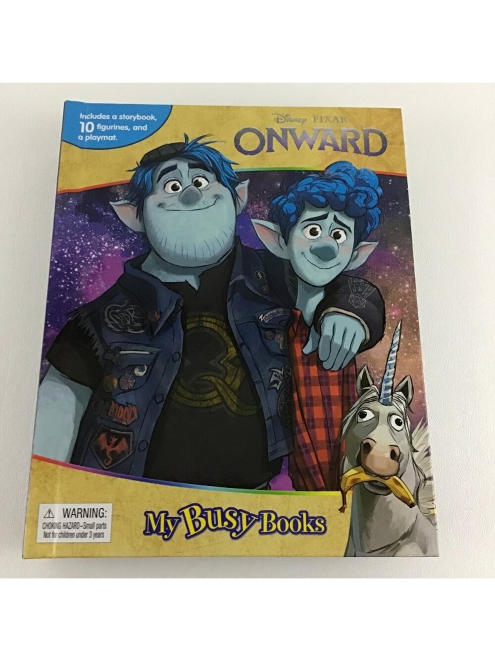 My Busy Books Disney Onward Storybook 10 PVC Figures Playmat Lightfoot Ian NEW